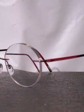 Silhouette Titan Frameless Red Light Weight Eyeglasses Made in Austria